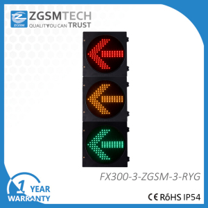 300mm LED Traffic Signal Light with Red Yellow Green Arrow