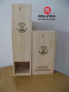 Wholesale Single Bottle Wood Packing Box for Wine
