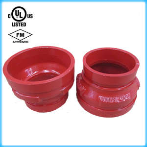 Ductile Iron Grooved Reducer (168*76) with FM and UL Approved