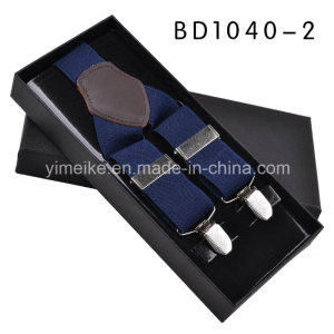 High Quality Genuine Leather Elastic Braces Gift for Men