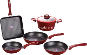 Xylan 2-Layers Nonstick Aluminium Forged Pots and Pans Cookware Set