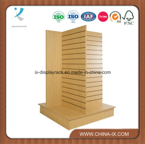 4 Panels Woodeng Slatwall Towers Display Stand