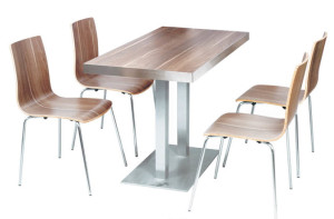 Imported Wood Finish Cafe Coffee Shop Restaurant Furniture