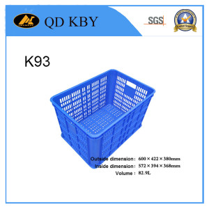 K93 Plastic Turnover Crate for Clothing